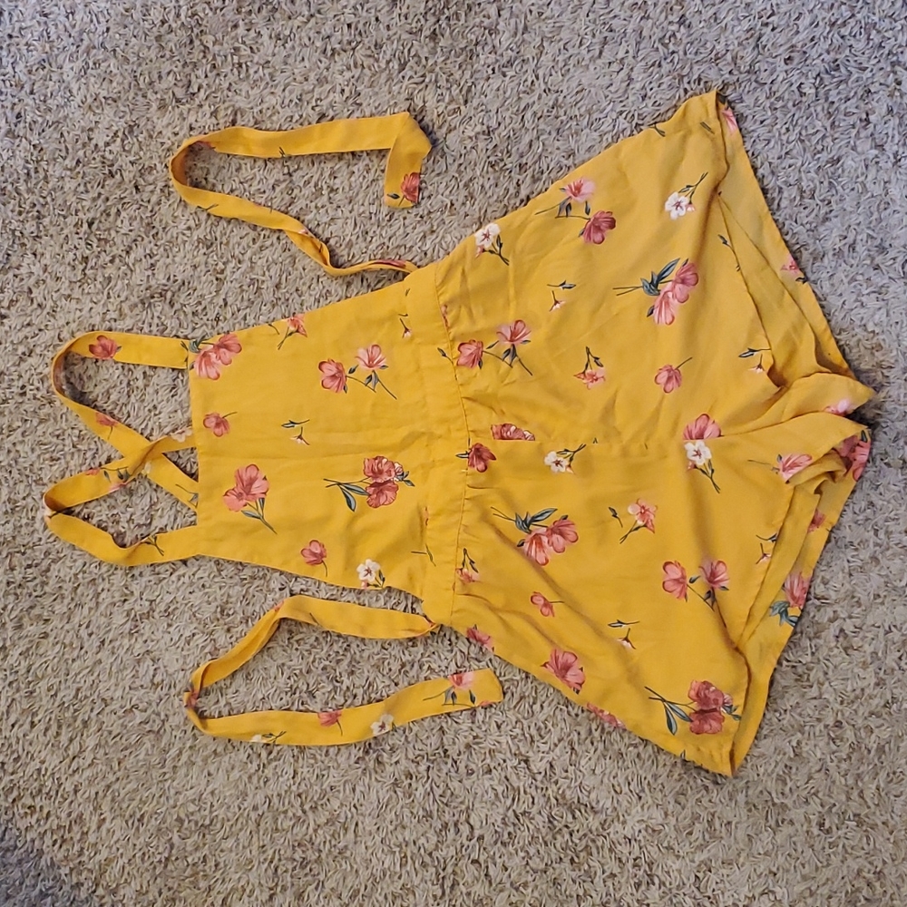 H&M Floral Overalls 6